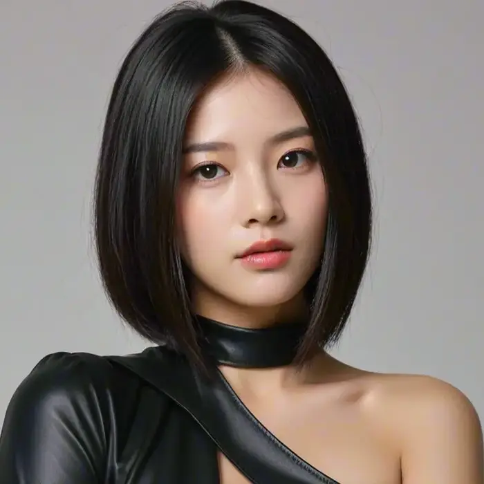 Perruque Bobo noire de 12 pouces – Cheveux synthétiques de haute qualité pour femmes – Style polyvalent