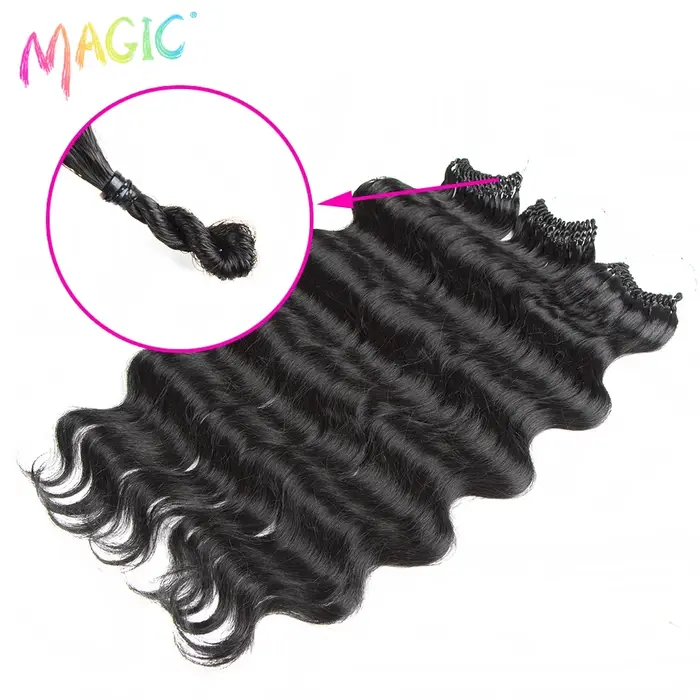 Magic-Extensions de cheveux synthétiques Body Wave