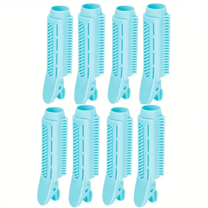 8 rouleaux à cheveux sans chaleur en spirale pour volume à la racine