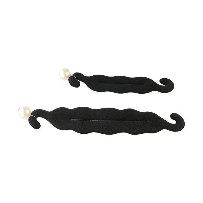 Perle coiffure torsion fabricant cheveux disque beignet facile grand anneau