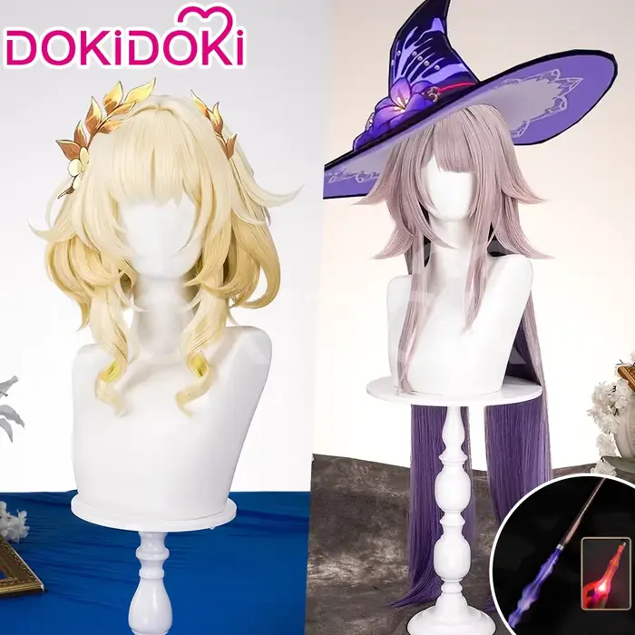 En STOCK Aglaea The Herta perruque jeu Honkai: Star Rail DokiDoki HSR femmes 100 cm dégradé