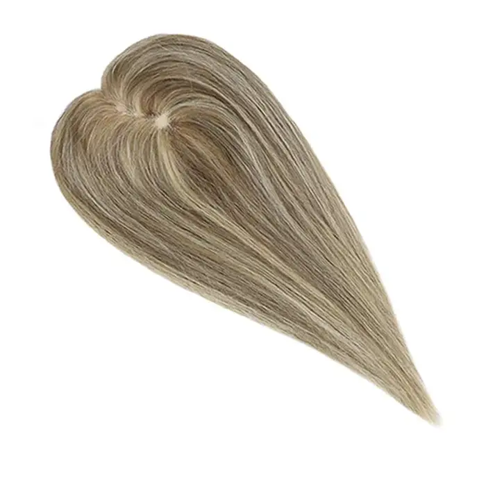 Moresoo cheveux humains droits Toppers Machine Remy