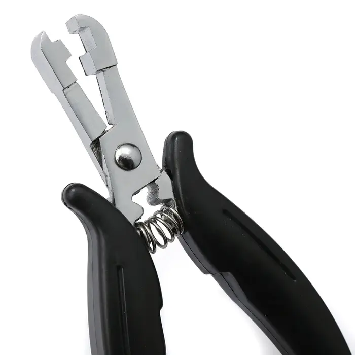 Pince à épiler pr-collée à la kératine pour extensions de cheveux, accessoires d'extension, pince à