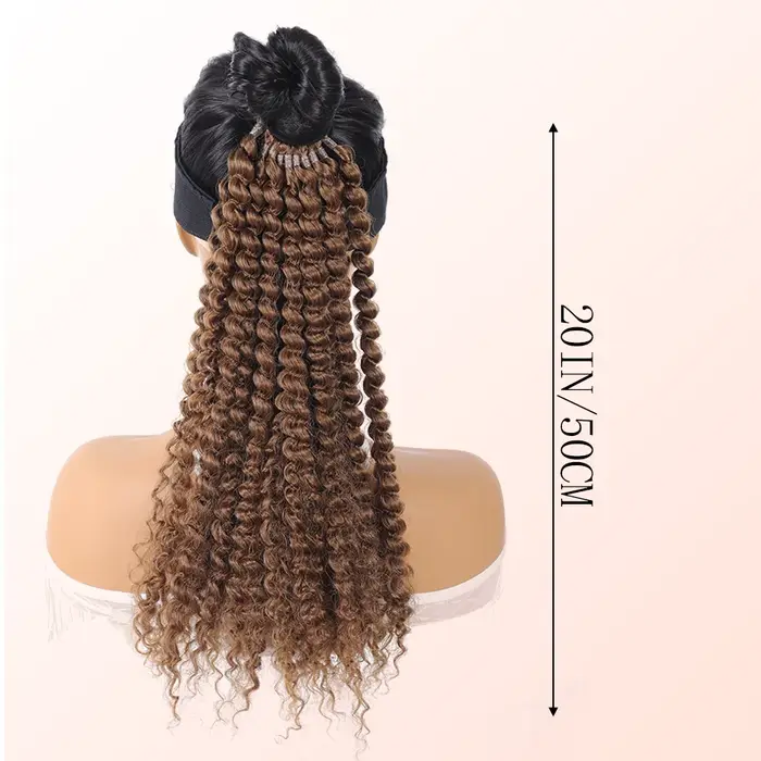 Extension de queue de cheval synthétique pour femmes noires
