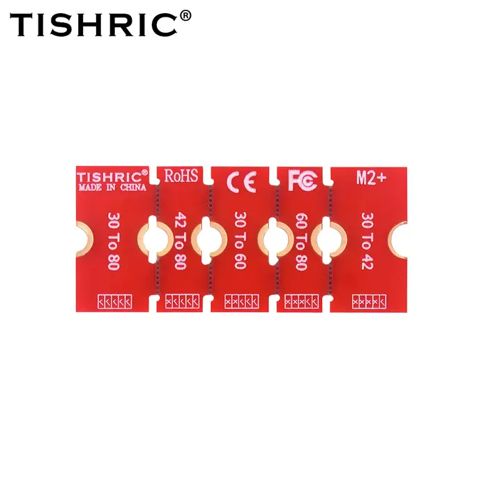 TISHRIC M.2 adaptateur d'extension SSD M2 disque SSD 2230 2242 2260 à 2280 support d'extension carte