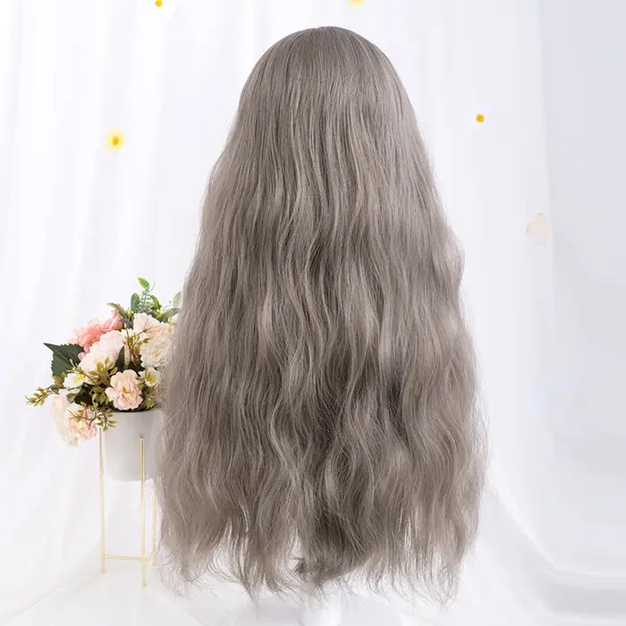 Perruque synthétique longue bouclée