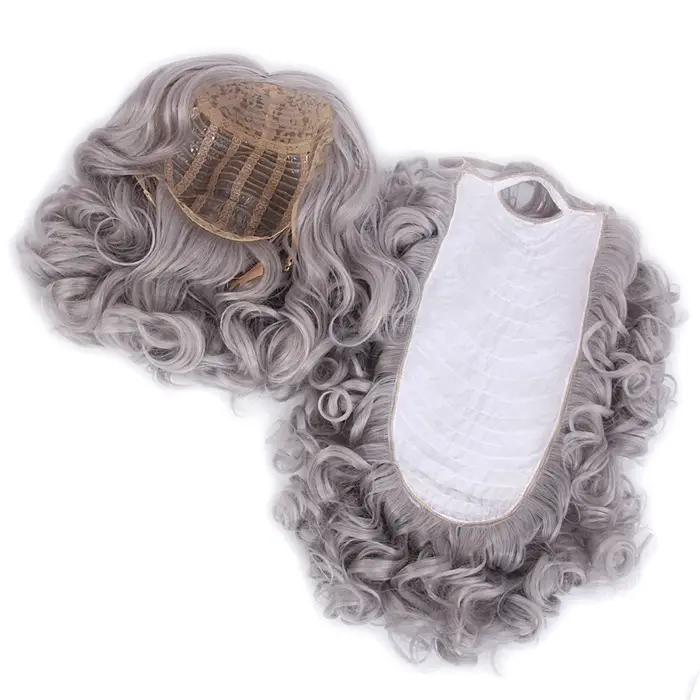 Ensemble de perruque de cheveux et de barbe du père Noël