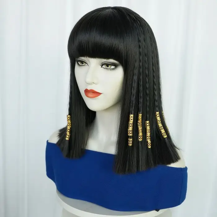 Perruque de Cosplay Cléopâtre