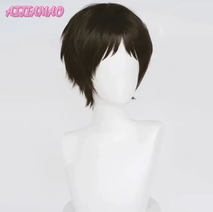 Perruque de Cosplay Shinji Ikari