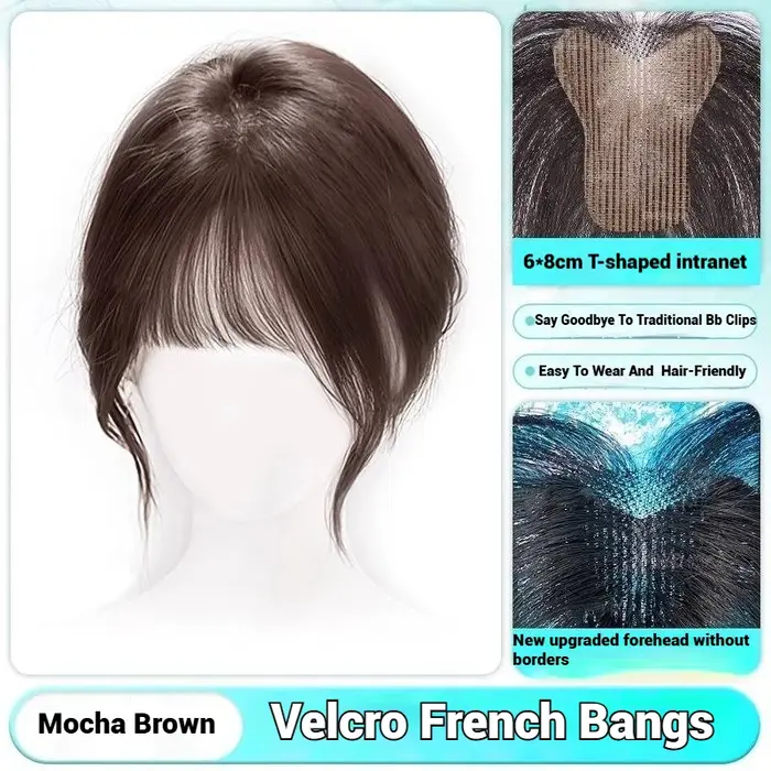 Topper de cheveux humains en pâte magique pour femmes, conception sans bordure améliorée, Extension