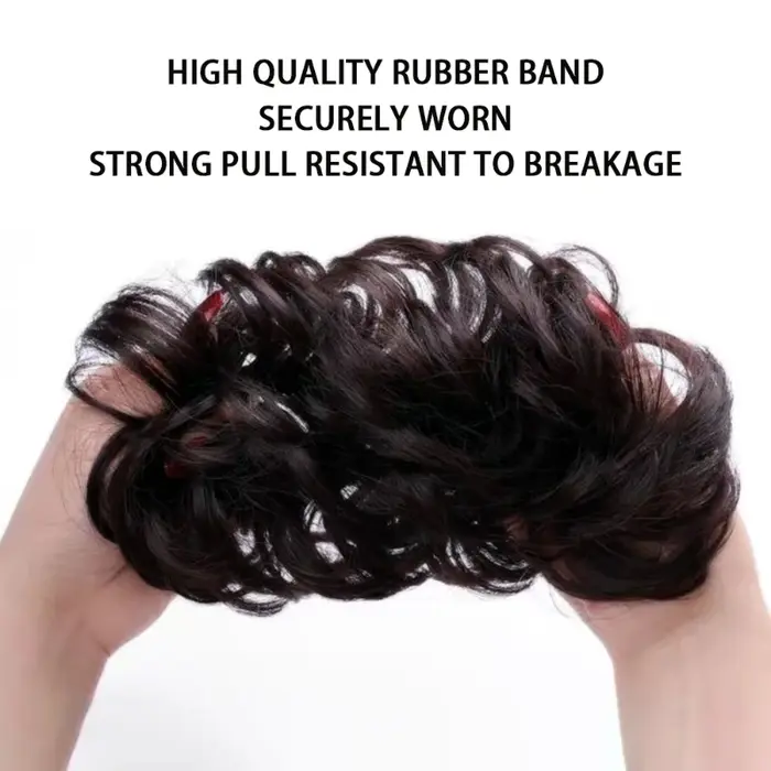 Extension capillaire synthétique bouclée et moelleuse