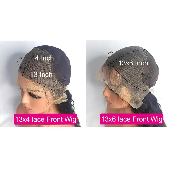 Perruques Lace Front HD transparentes ultra-lisses 13x4 13x6 de 30, 40, 44 pouces, densité 250, en c