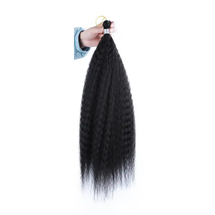 Tresses Synthétiques Afro Crépues et Bouclées au Crochet pour Femme