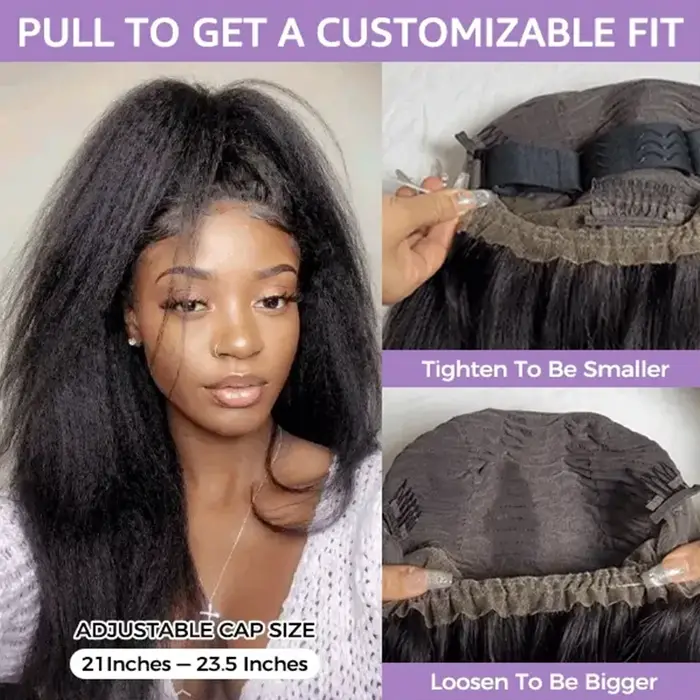 Perruque Lace Front Wig naturelle sans colle