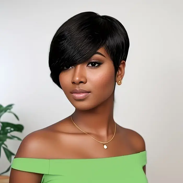 Perruque de cheveux humains brésiliens Remy