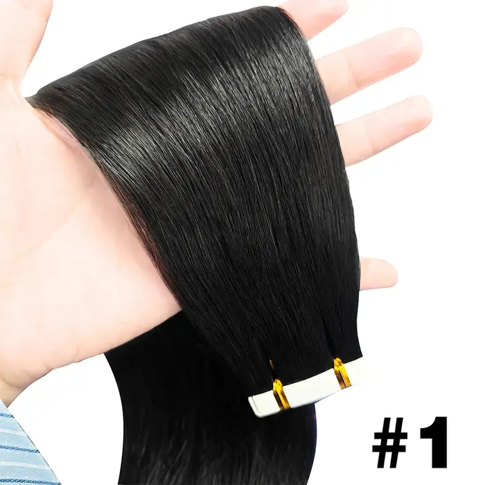 Extensions de cheveux à bandes adhésives