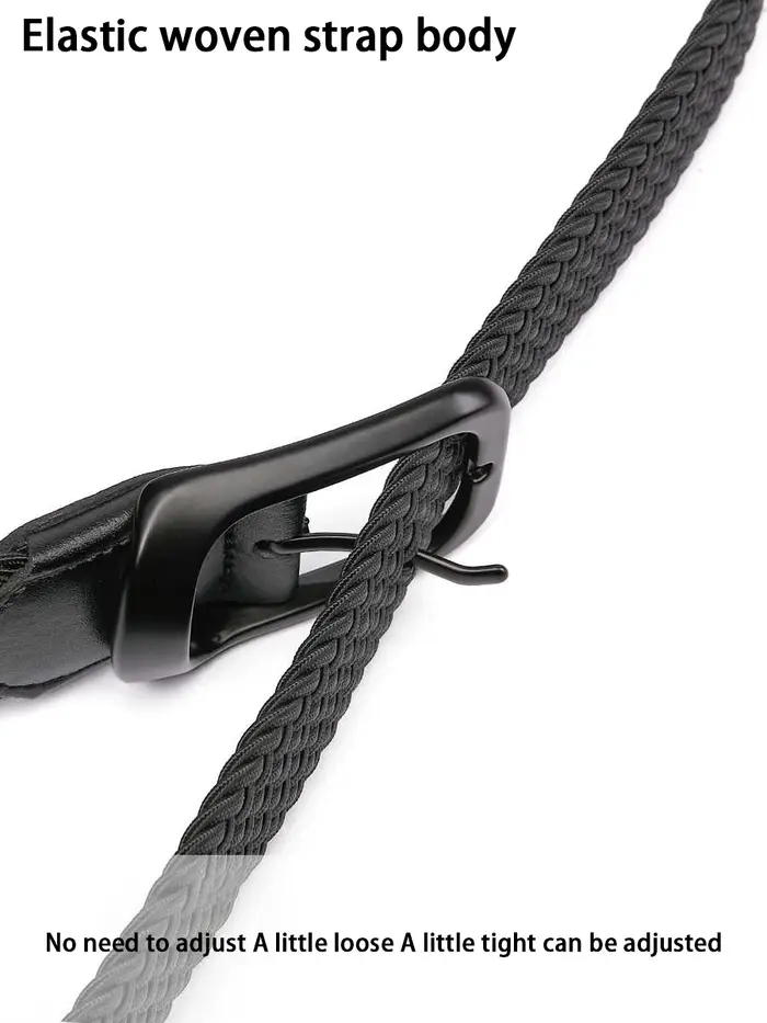 Ceinture de tissage ceinture à la mode pour hommes pour jeunes adultes ceinture de pantalon en toile