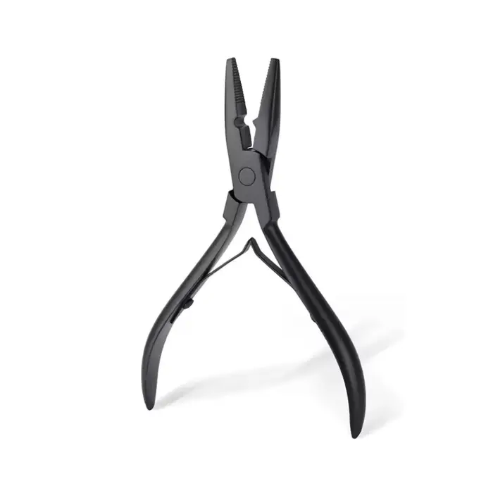 Pince professionnelle pour extensions de cheveux, pince d'application de trame, Micro perles à maillons, pince plus proche