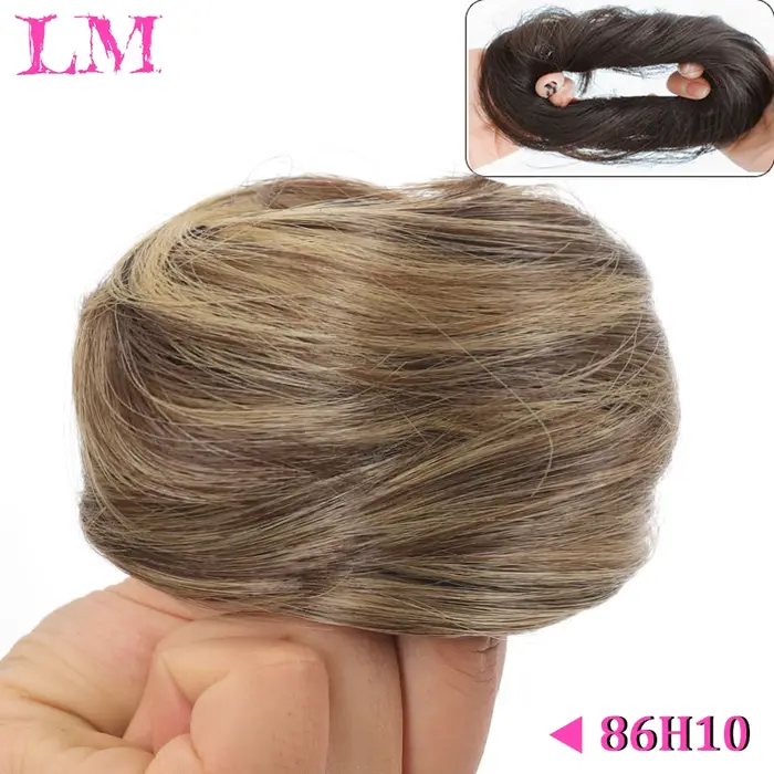 LM – Chignon synthétique bouclé pour femmes