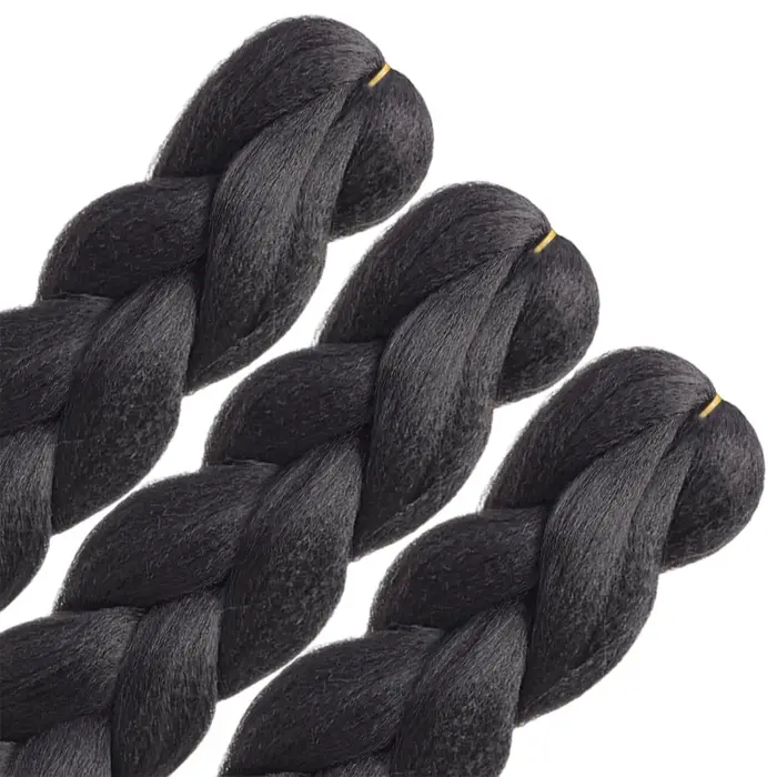 Synthétique 1 pièces 24 pouces 100g tressage cheveux boîte tresses coloré torsion tressage Extension