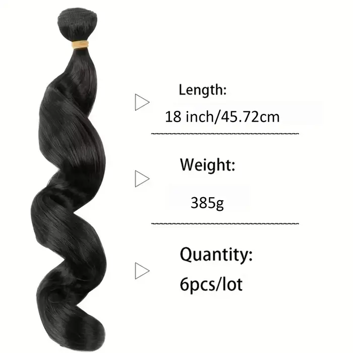 Belle Show Body Wave Hair Bundles pour femmes - Extensions de cheveux synthétiques