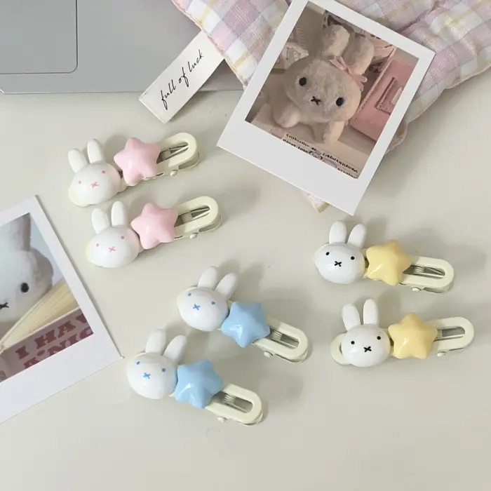 Pince à cheveux Miffy Star Kawaii