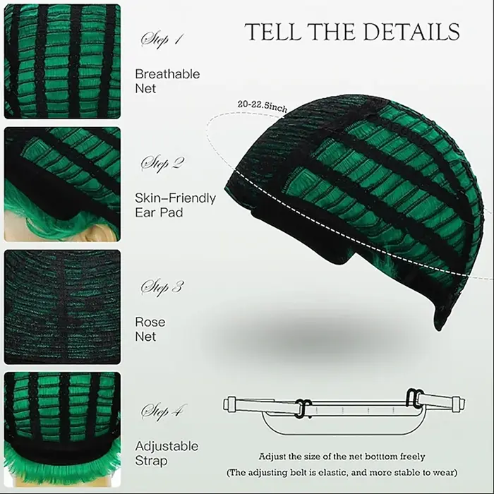 HAIRJOY – perruques synthétiques pour la saint-Patrick