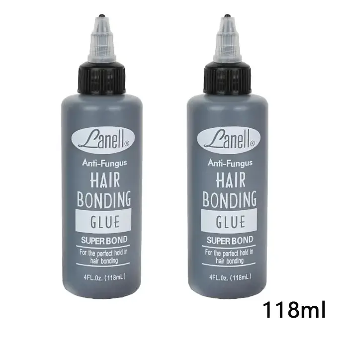 Colle de liaison pour cheveux noirs Lanell, vente en gros, anti-champignon