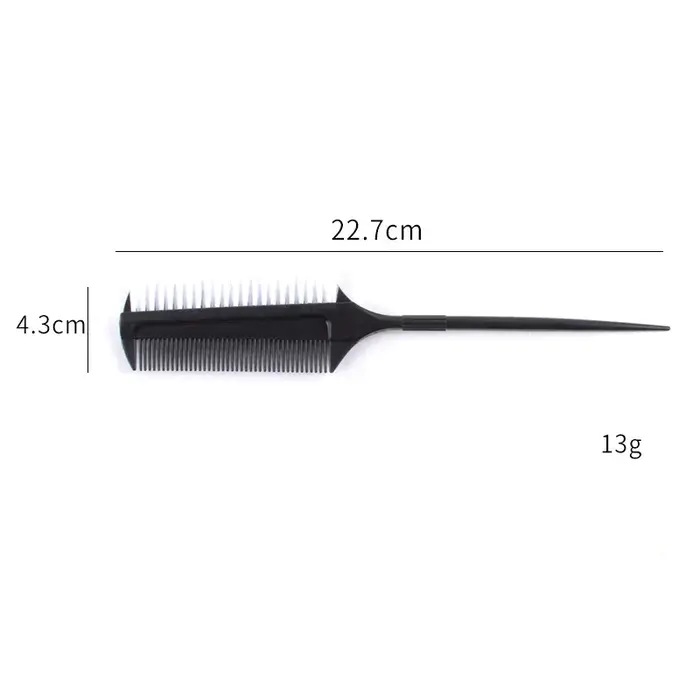 Peigne de coloration double face professionnel pour coiffure