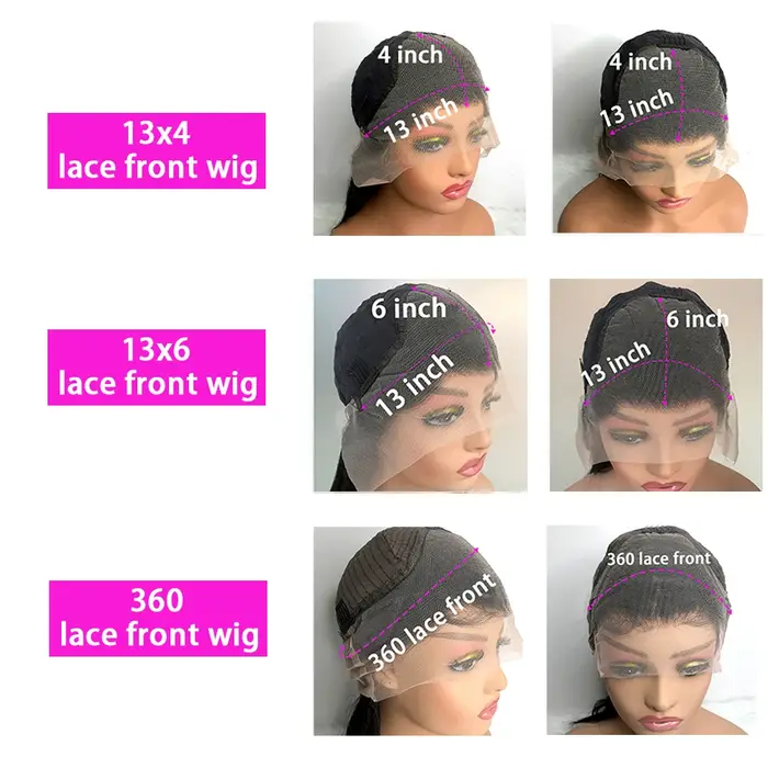 Perruque Lace Front Wig brésilienne naturelle, cheveux lisses, blond miel, 13x6, à reflets, pour femmes