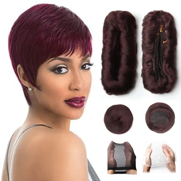 28 pcs/Lot Extensions de cheveux humains indien brut paquets