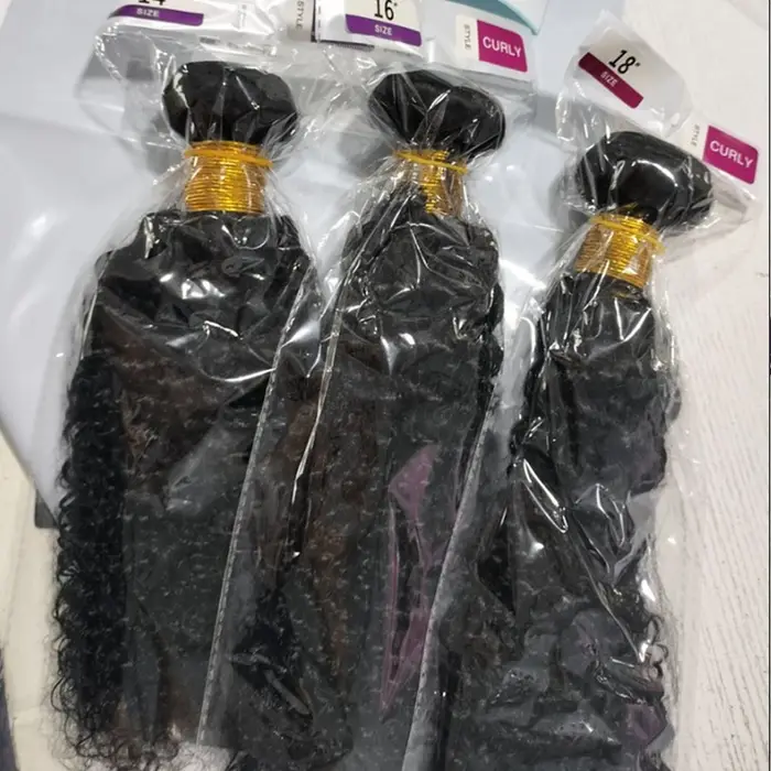 BINF cheveux crépus bouclés paquets