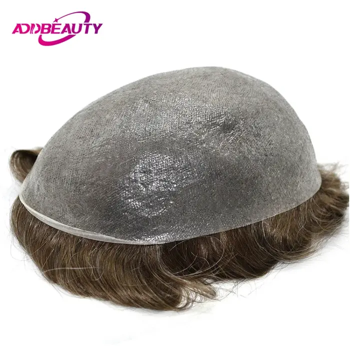 Perruque de Prothèse Capillaire Indienne pour Homme