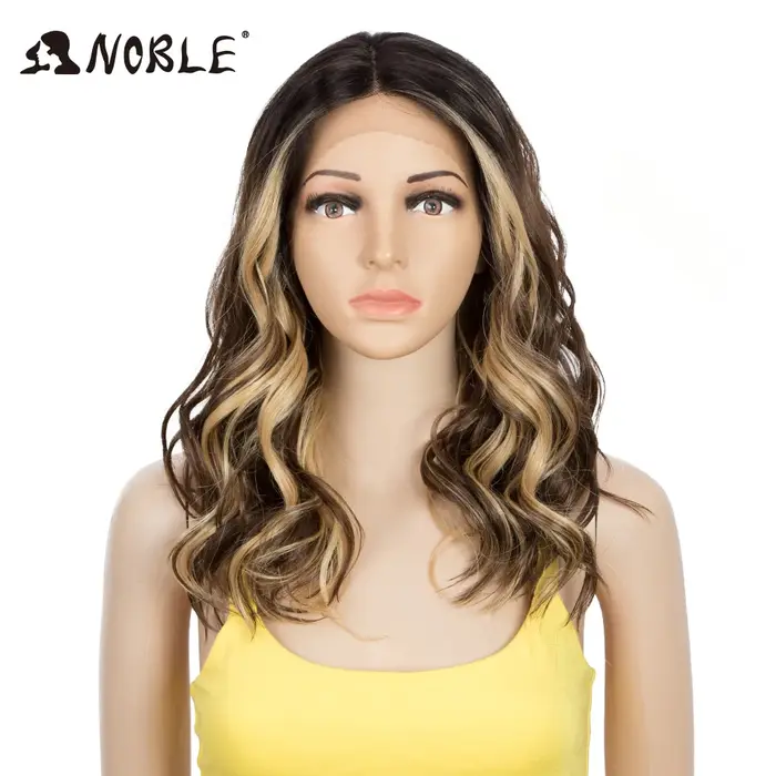 Perruque Lace Front Wig ondulée 20 pouces-Noble