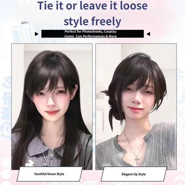 Extensions de franges à clipser 100 % cheveux humains