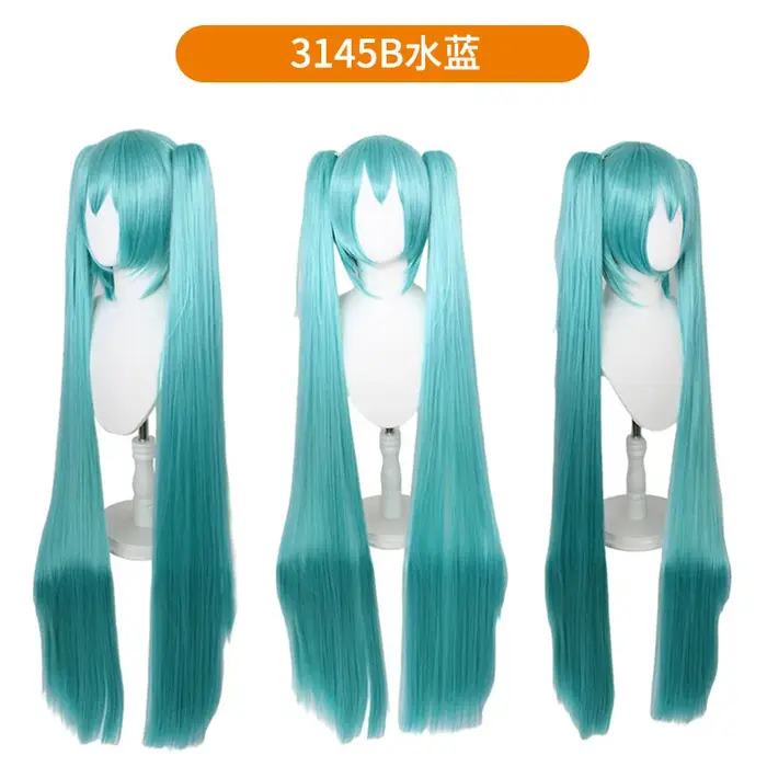 Perruque de cosplay Anime VOCALOID pour femmes
