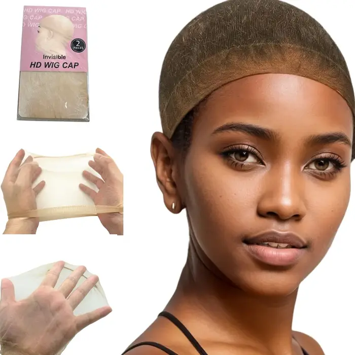Bonnets de perruque transparents HD Ultra-fins pour femmes