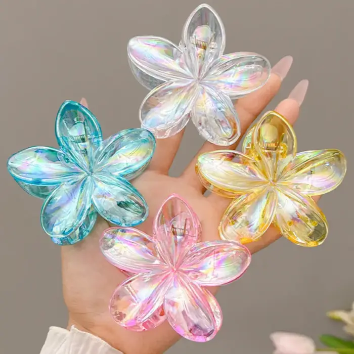 Pince à cheveux en plastique doux
