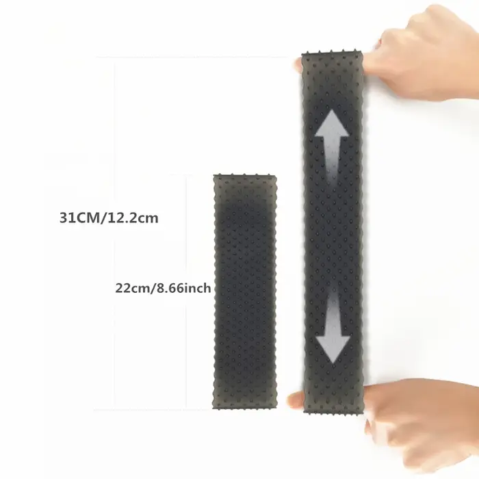 Bande de poignée de perruque en silicone réglable