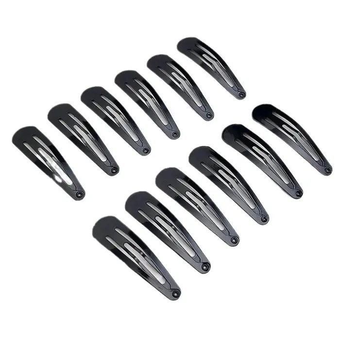 Paquet de 40 pinces à cheveux noires 1.92 pouces adultes enfants accessoires