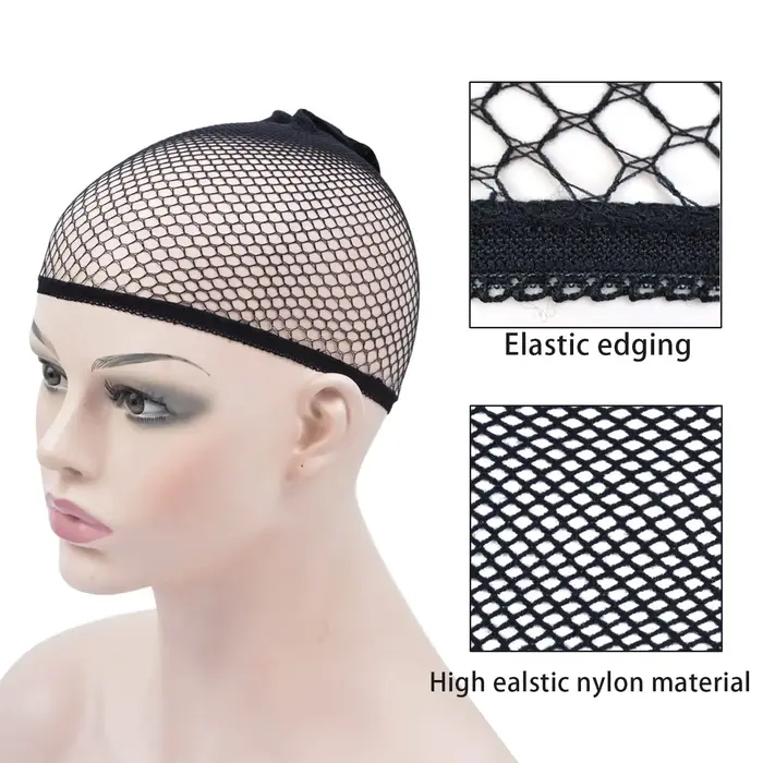 Bonnet de perruque en maille extensible