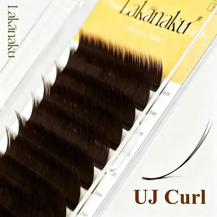 Cils en boucles LAKANAKU UB UC UJ Camellia avec adhésif