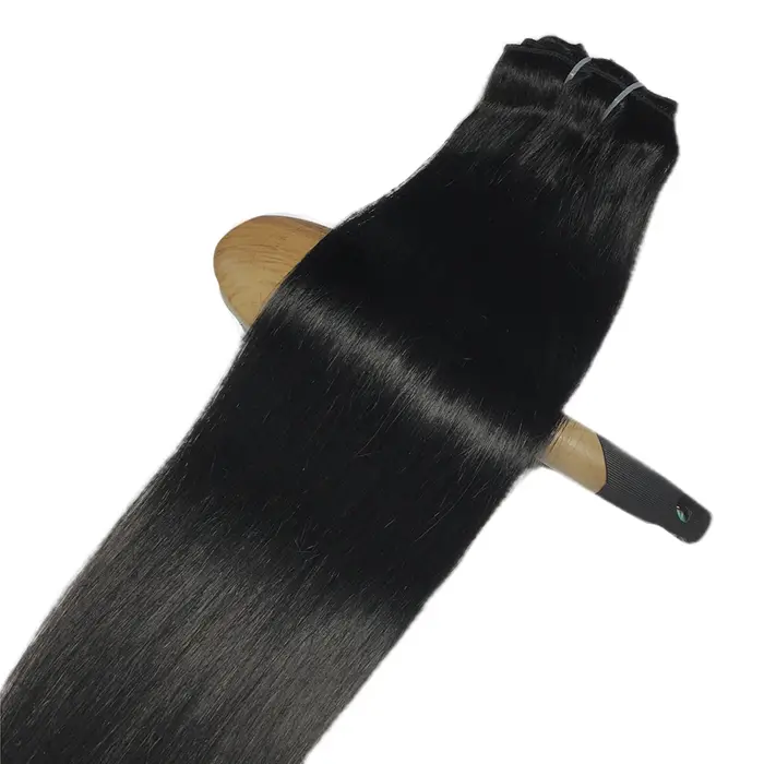 Extensions de cheveux brésiliens Remy à clips