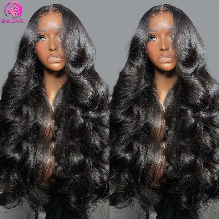 Perruque Lace Frontal Wig naturelle Body Wave brésilienne