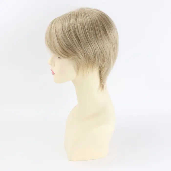 Perruque Mono Top à Trame Ouverte en Cheveux Humains Vierges Européens