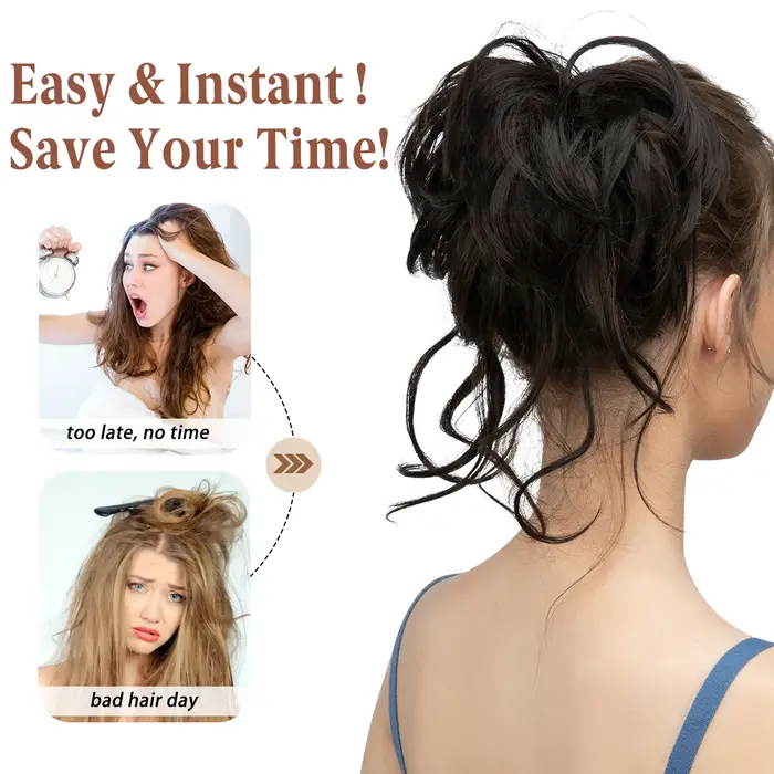 Postiches chignon synthétique pour femmes
