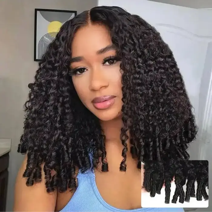 Perruque Cheveux Humains Bouclés Birmans 36 Pouces, Dentelle Frontale HD 13x4 13x6, Densité 200, Pré