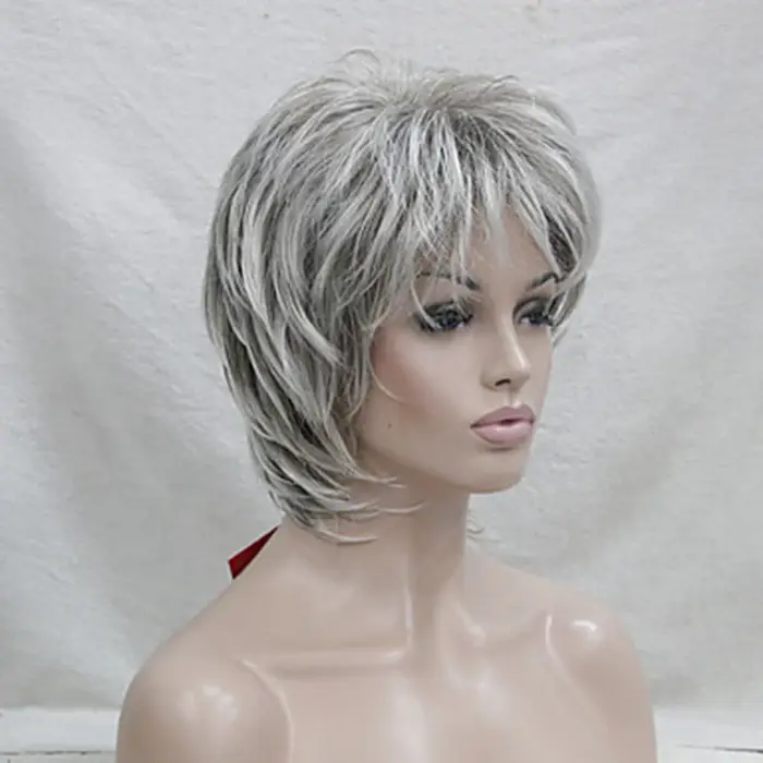 HAIRJOY – perruque synthétique bouclée coupe Pixie