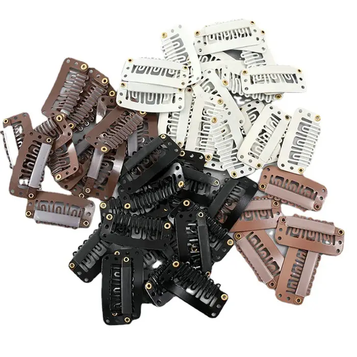 Clips pour extensions de cheveux 2.3/2.8/3.2cm