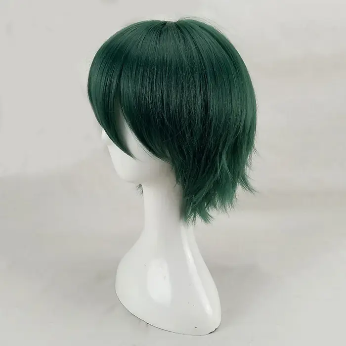 HAIRJOY – perruque de Cosplay synthétique courte et lisse, vert menthe